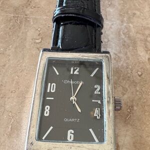 Ohwatch Black Rectangular Quartz Watch